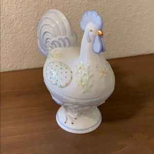Ceramic Sunny Morning Rooster Box, Lenox